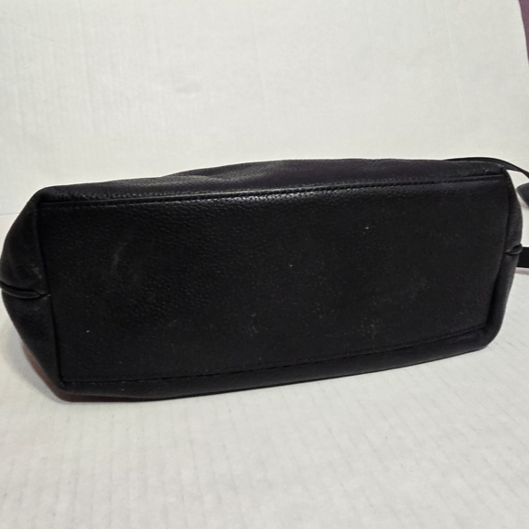 Tory Burch Thea Black Pebbled Leather Tote with Tassels - Picture 4 of 13